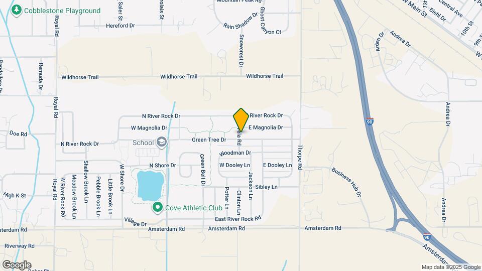 521 Green Tree Dr Map and Location Details