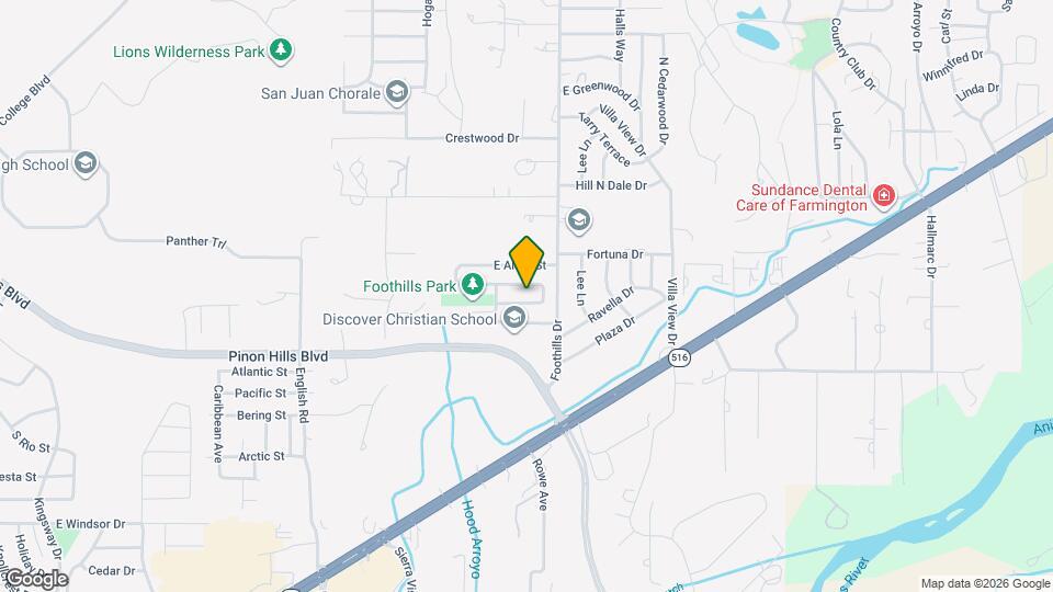 5542 Cypress St Map and Location Details
