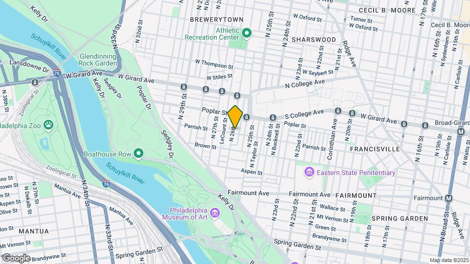 829 N 26th St Map and Location Details