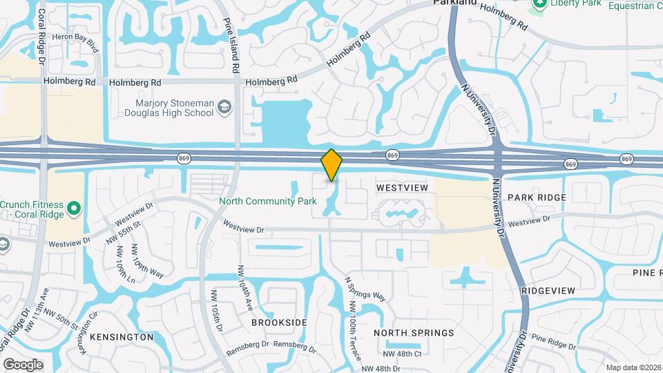 5749 NW 101st Way Map and Location Details