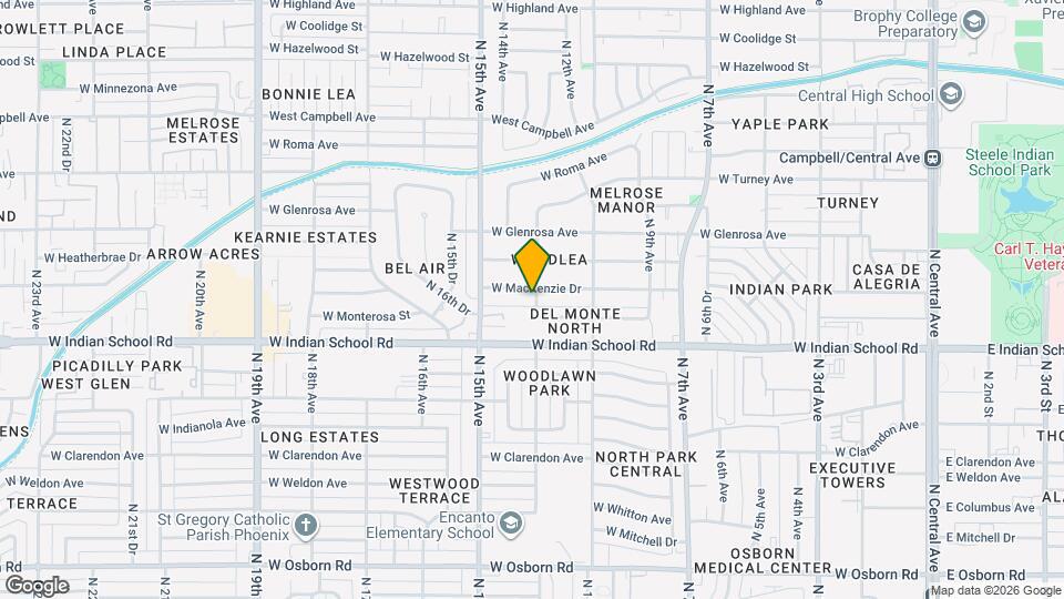 1301 W MacKenzie Dr Map and Location Details