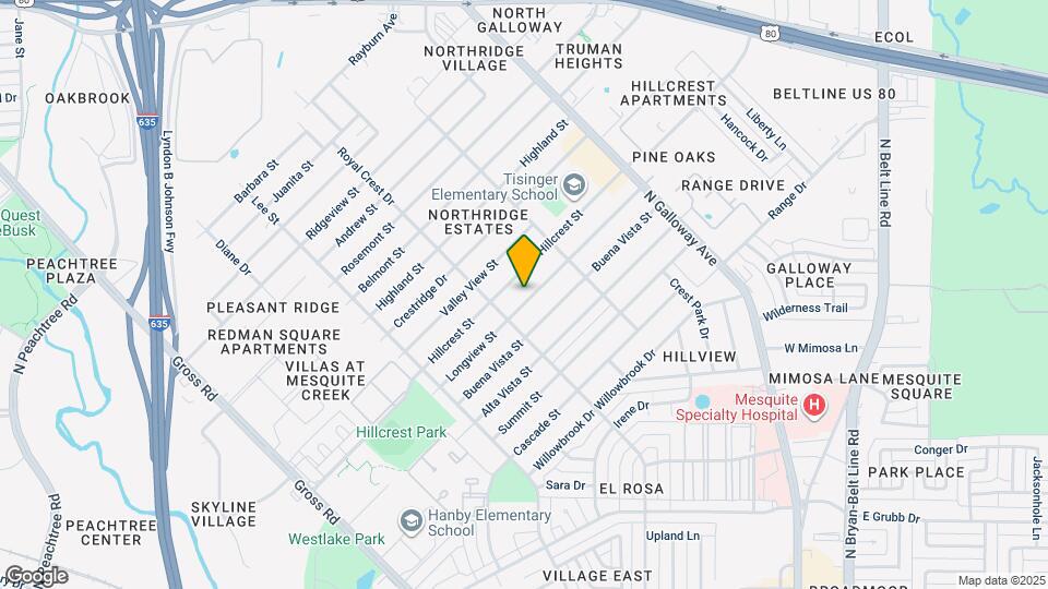 1521 Longview St Mapa y Detalles de la Ubicación