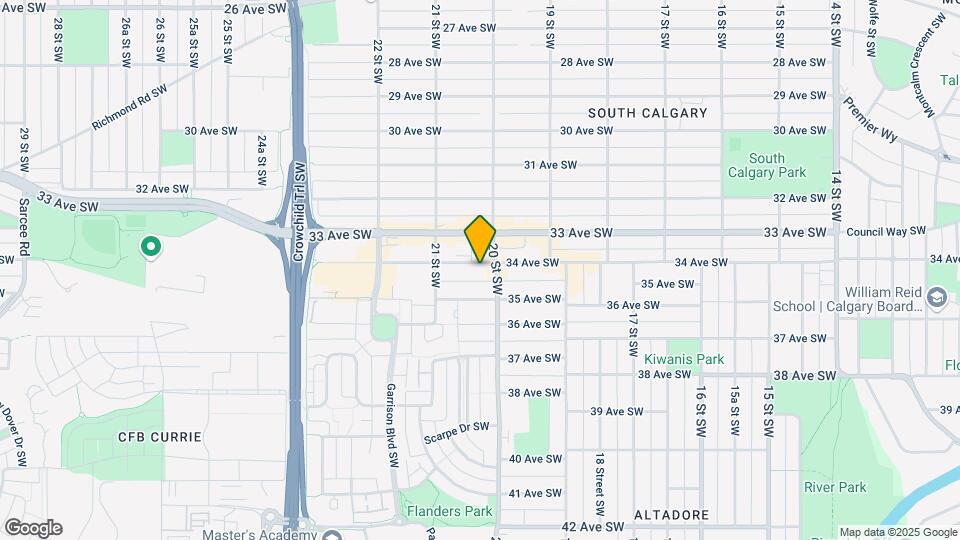 2111 34 Av SW Map and Location Details