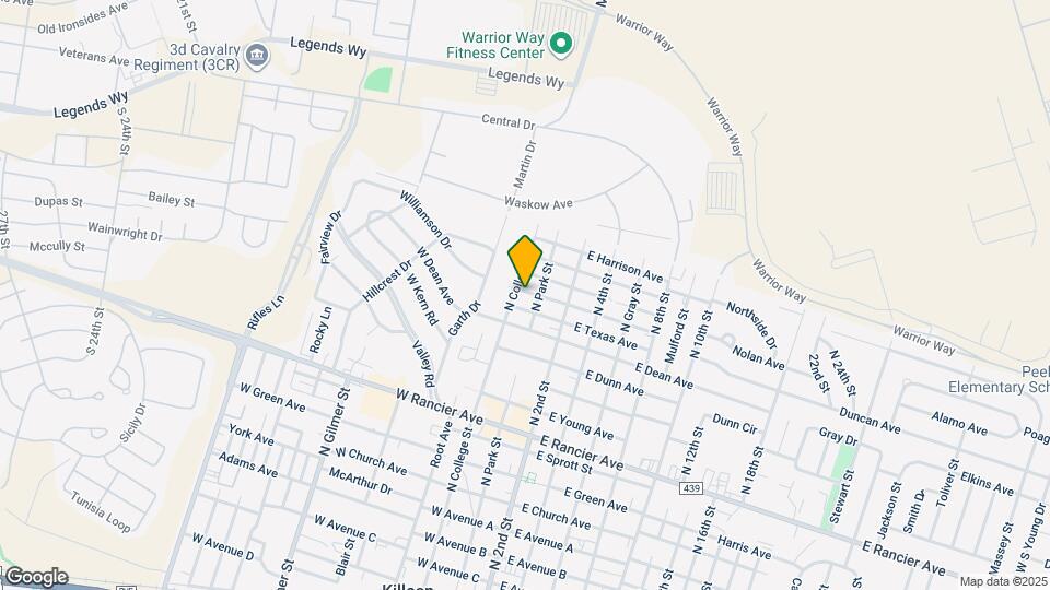 210 W Hoover Ave Map and Location Details