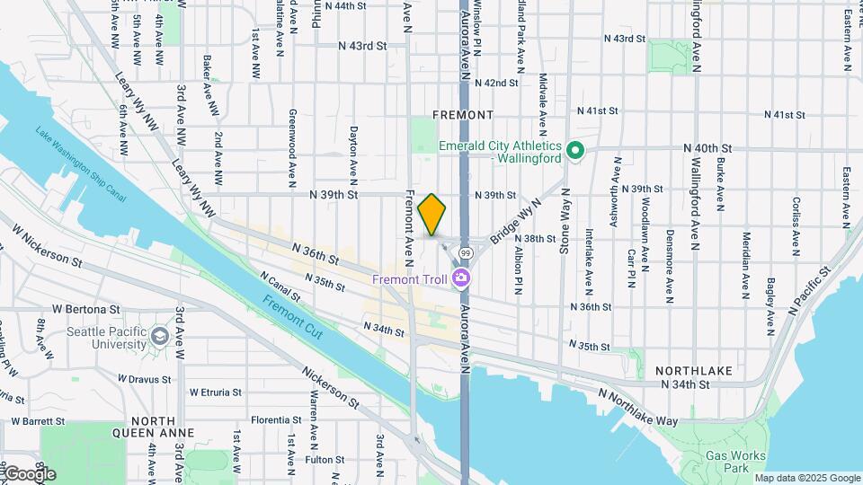 721 N 38th St Map and Location Details