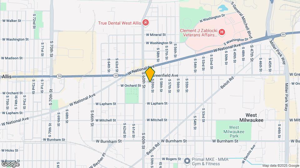 1437 S 59th St Map and Location Details