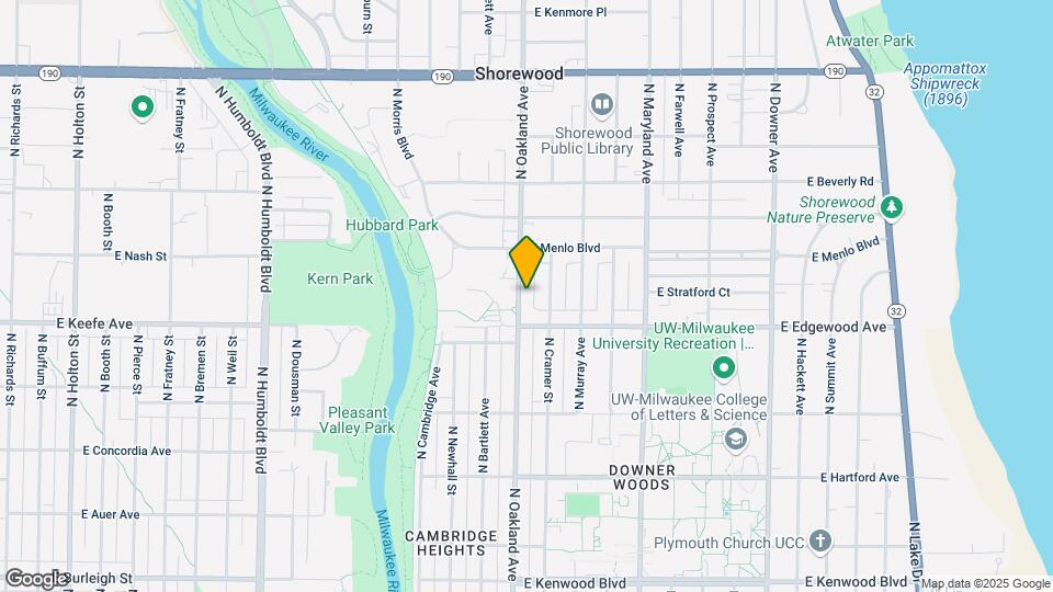 3532 N Oakland Ave Map and Location Details