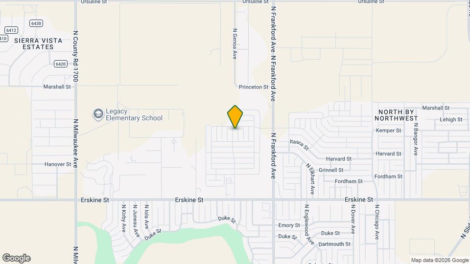 1018 N Genoa Ave Map and Location Details