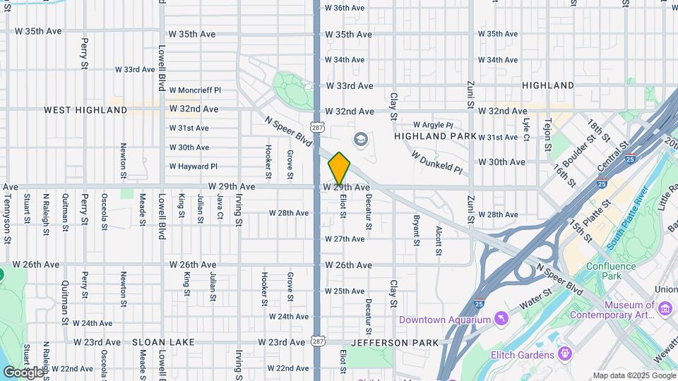 2885 Eliot St Mapa y Detalles de la Ubicación
