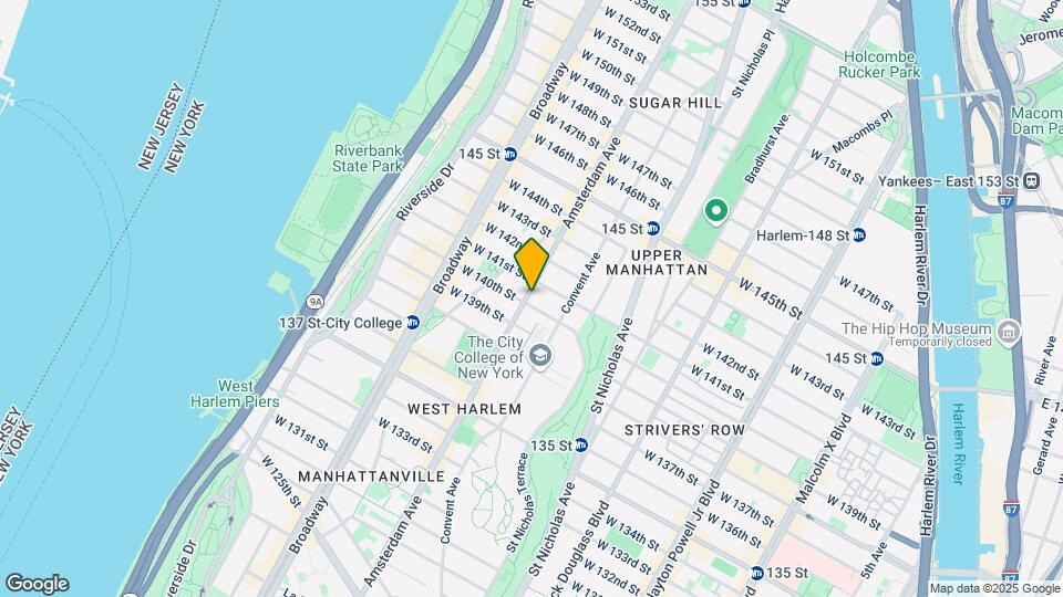 1619-1625 Amsterdam Ave Map and Location Details