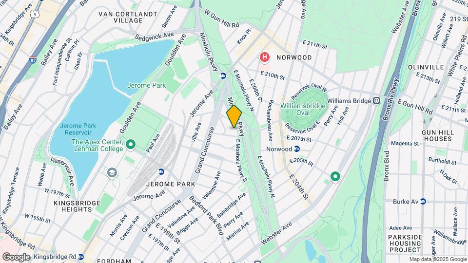 116 E Mosholu Pky S Map and Location Details