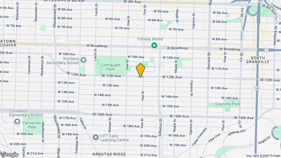 2815 Yew St Map and Location Details