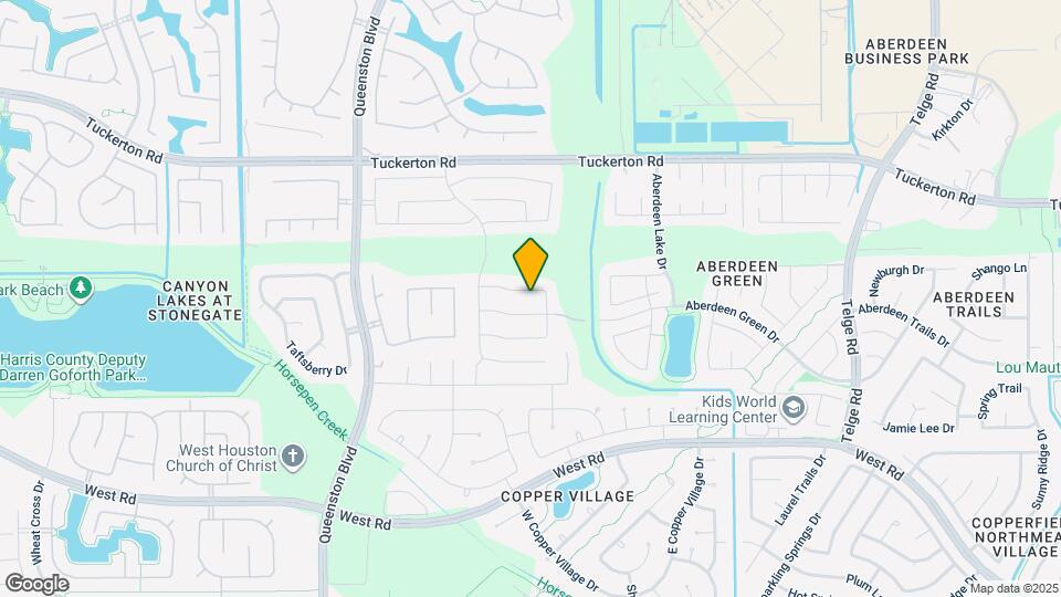16523 Bristle Creek Dr Map and Location Details