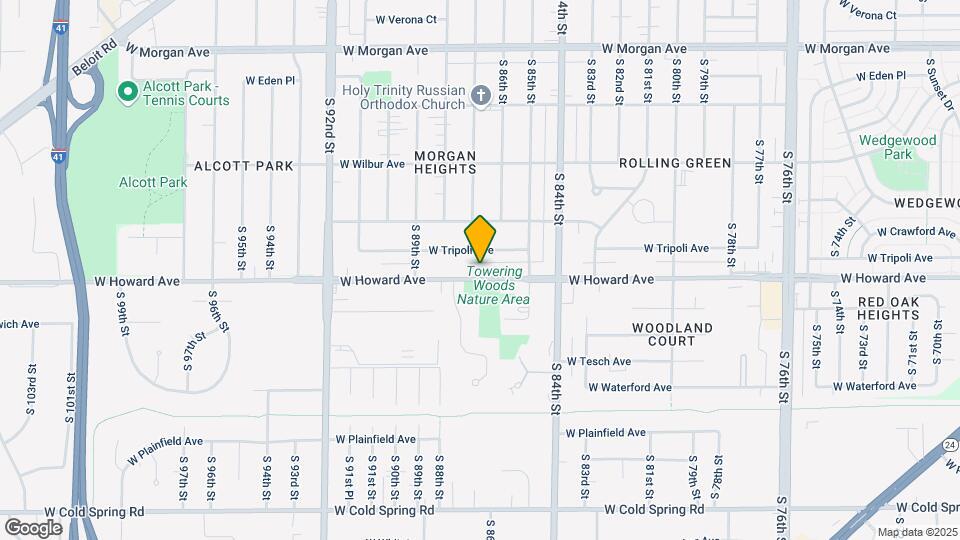 8700-8702 W Howard Ave Map and Location Details