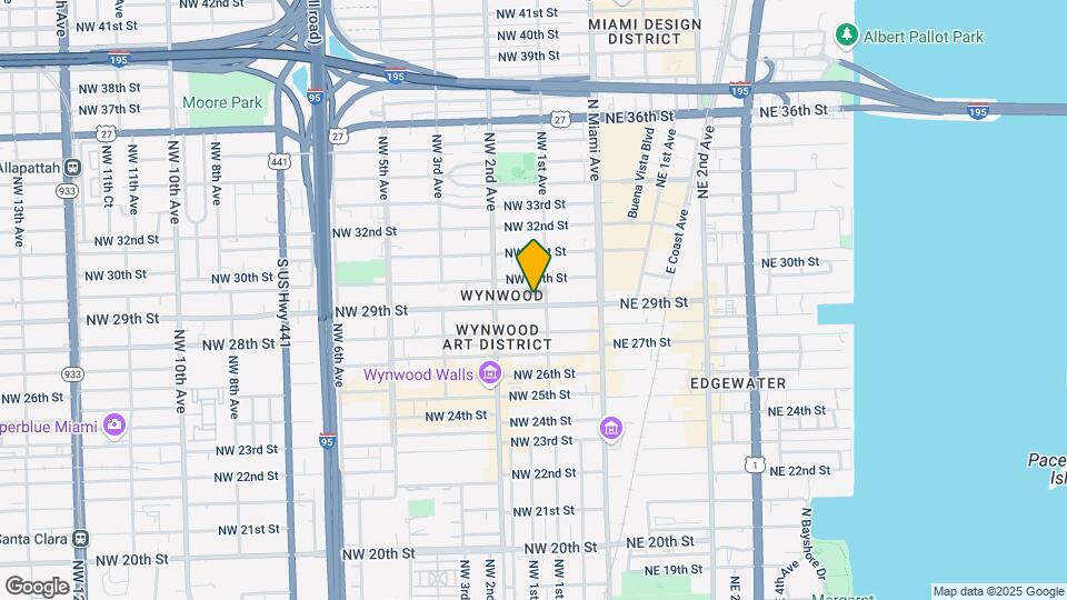 119 NW 29th St Map and Location Details