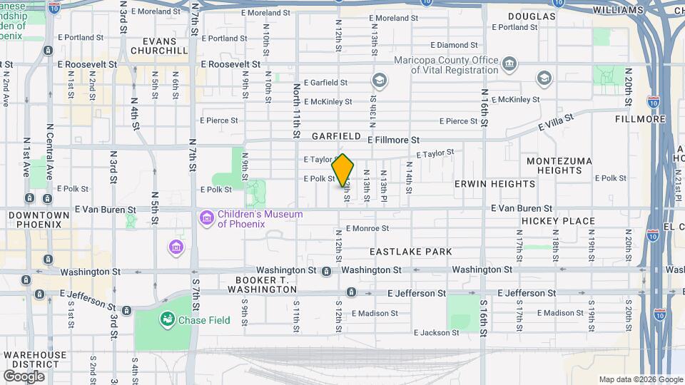 322 N 12th St Map and Location Details