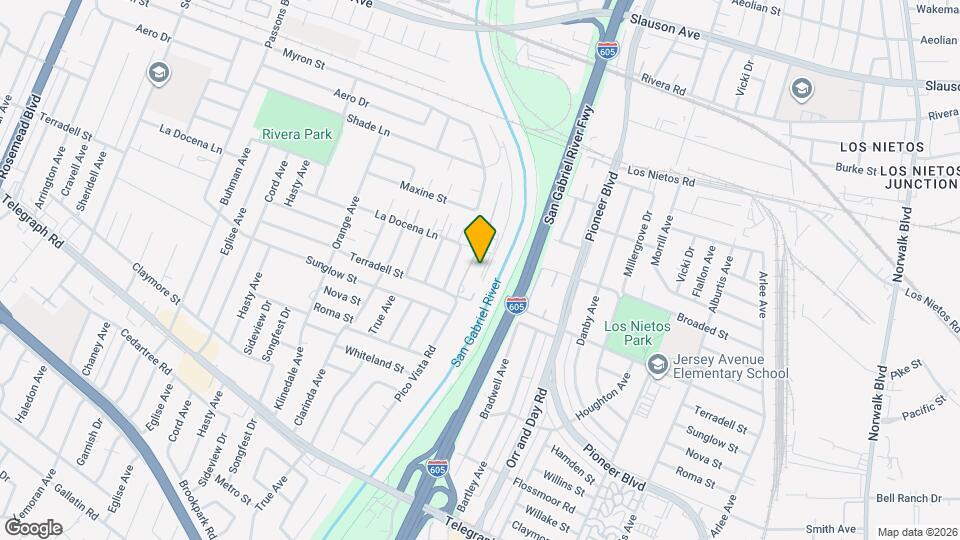 9950 La Docena Ln Map and Location Details