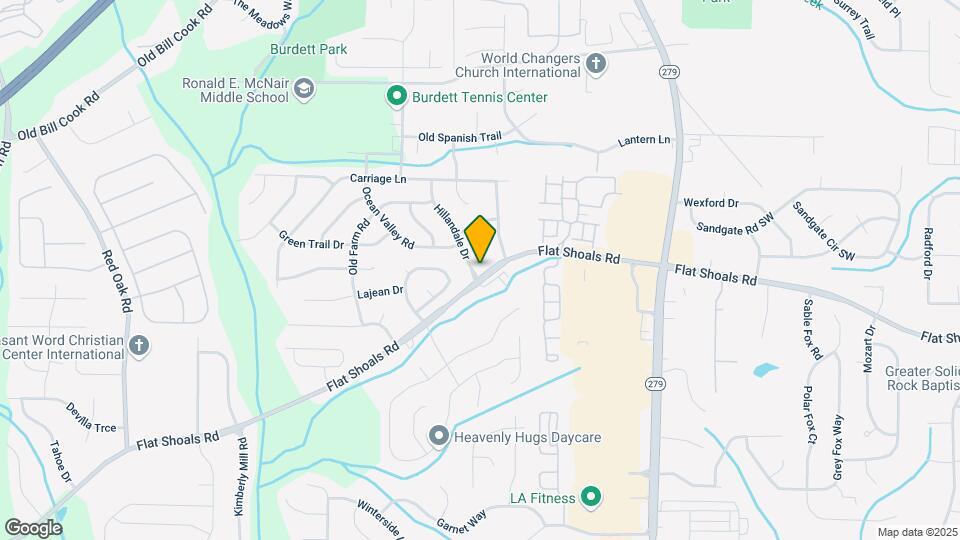 6140 Hillandale Dr Map and Location Details