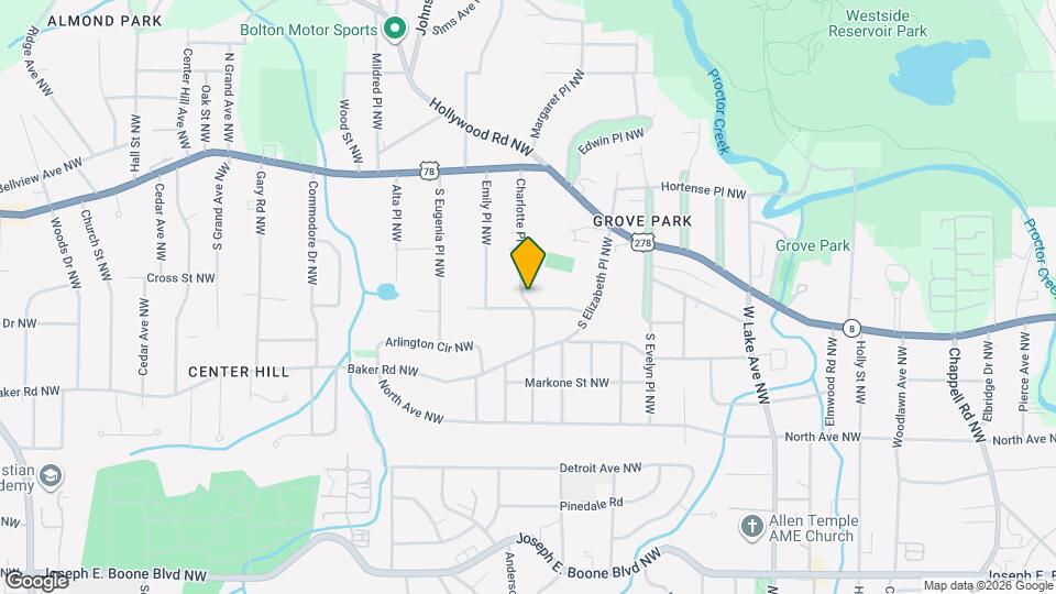 645 Charlotte Pl NW Map and Location Details