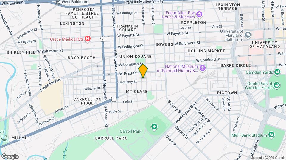 1504 McHenry St Mapa y Detalles de la Ubicación