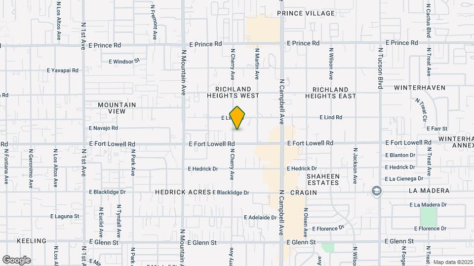 3220 N Cherry Ave Map and Location Details