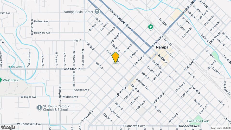 616 9th Ave S Map and Location Details