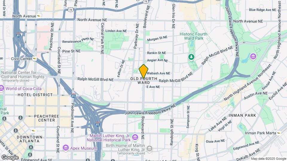 1401 Boulevard NE Map and Location Details