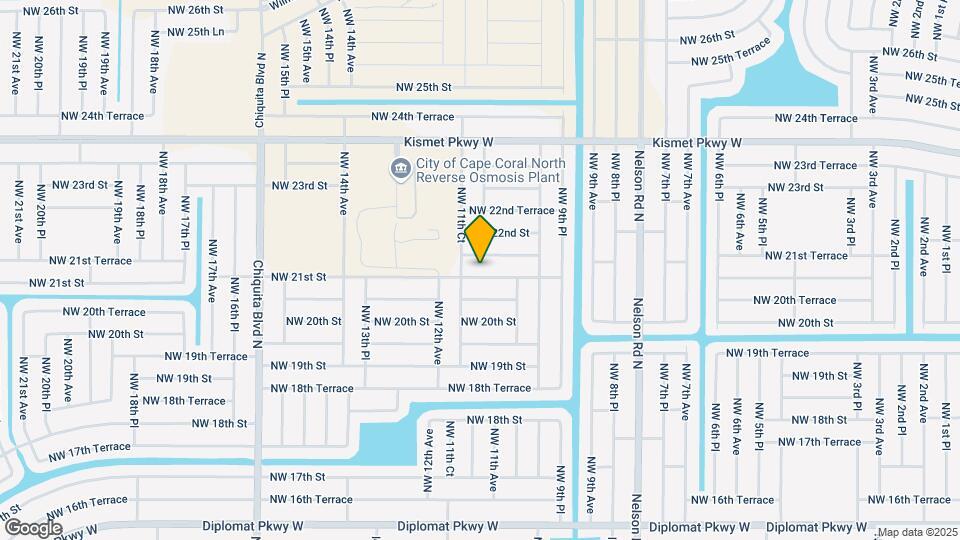 1111 NW 21st St Map and Location Details