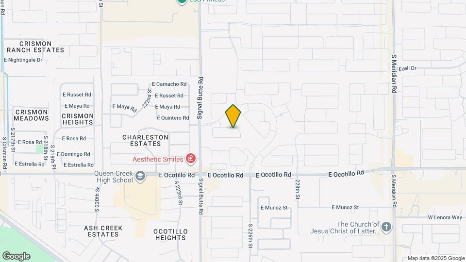 22547 E Quintero Rd Map and Location Details