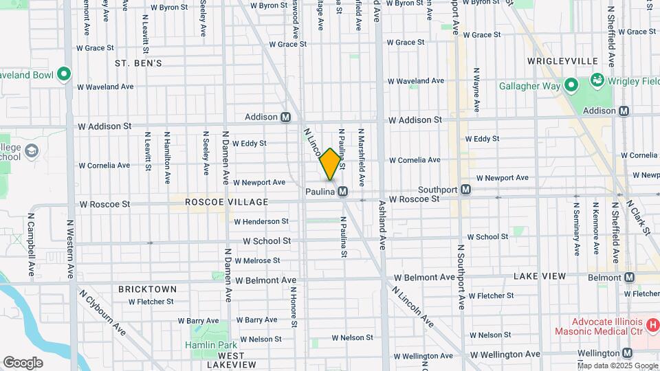 3426 N Lincoln Ave, Unit A08C Map and Location Details