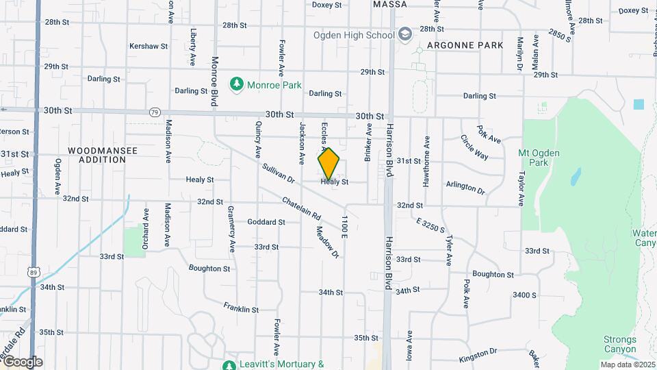 1053 Healy St Mapa y Detalles de la Ubicación