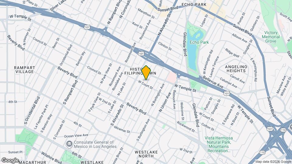 311 N Westlake Ave, Unit 2 Mapa y Detalles de la Ubicación