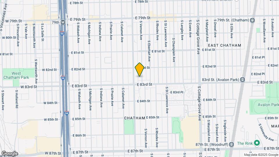8242 S Vernon Ave Map and Location Details