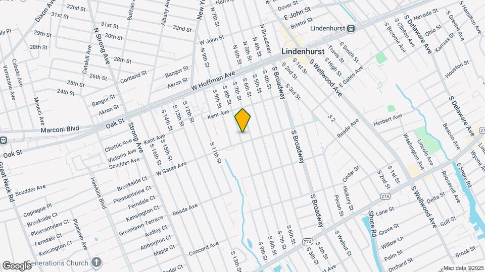 276 S 8th St Map and Location Details