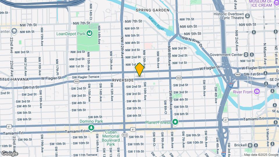 1051 SW 1st St Map and Location Details