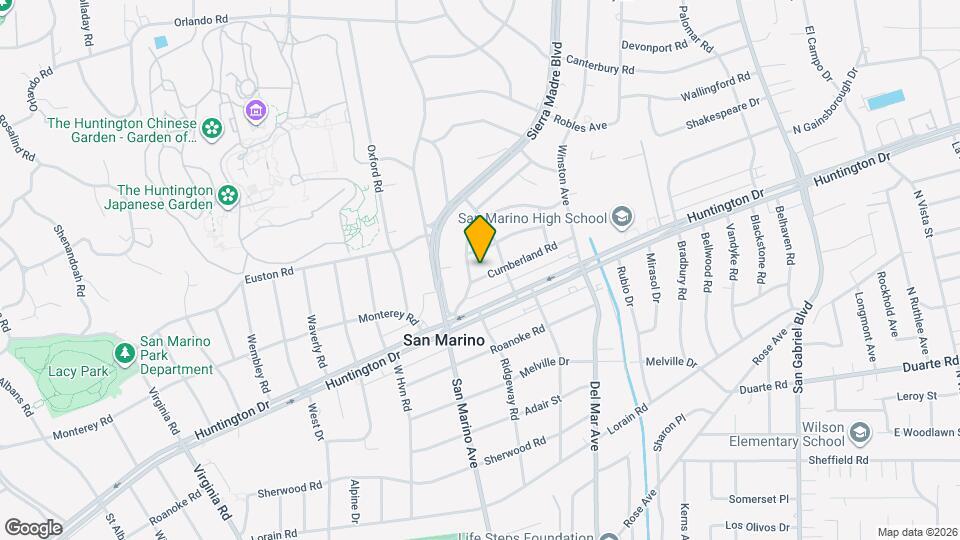 2335 Cumberland Rd Map and Location Details