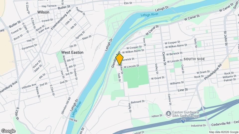 1107 W Lincoln St Map and Location Details