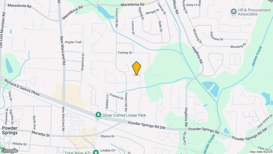 3590 Ponderosa Ln Map and Location Details