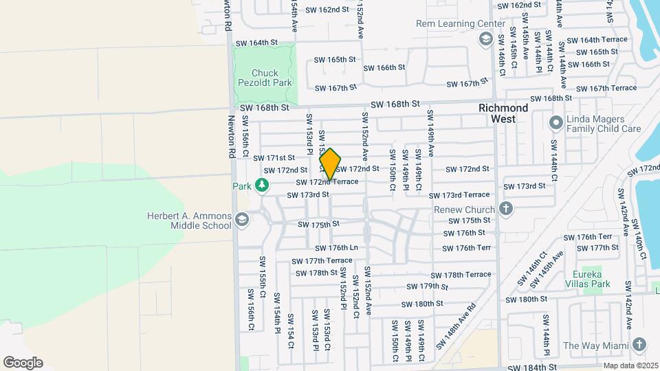 15336 SW 172nd Terrace Map and Location Details
