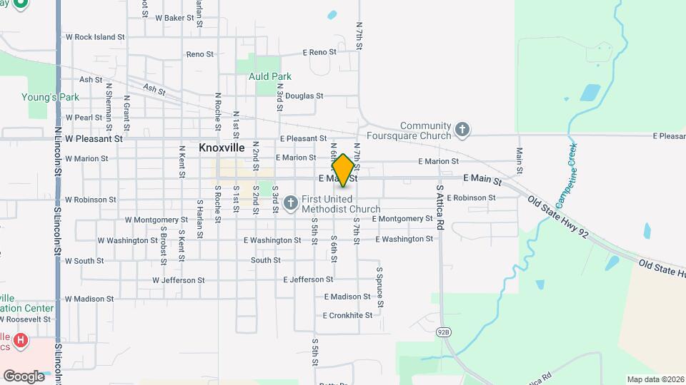 605 E Robinson St Map and Location Details