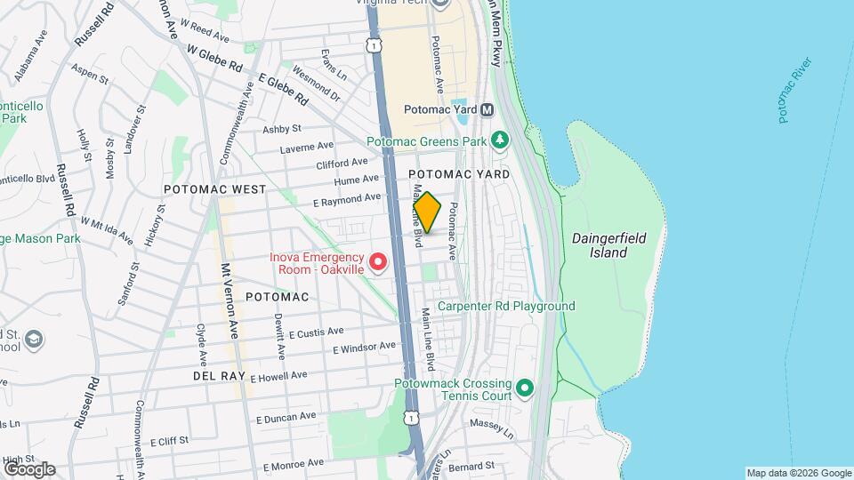 701 Swann Ave Map and Location Details