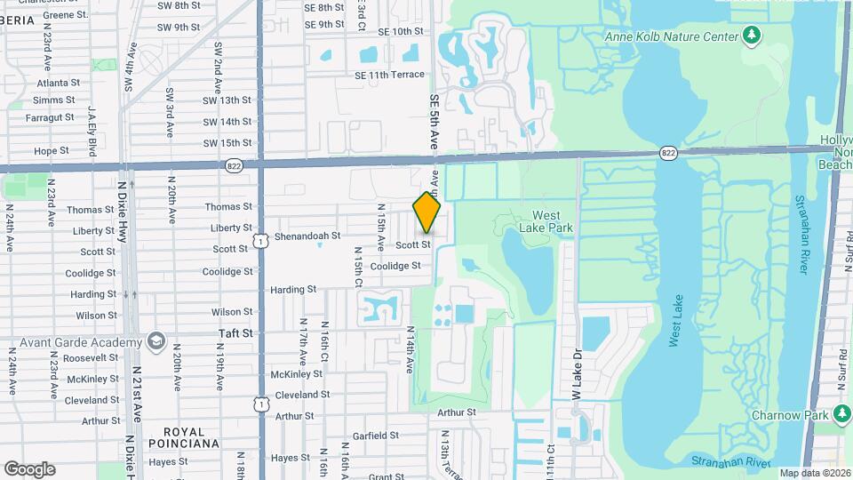 2100 N 14th Ave Map and Location Details