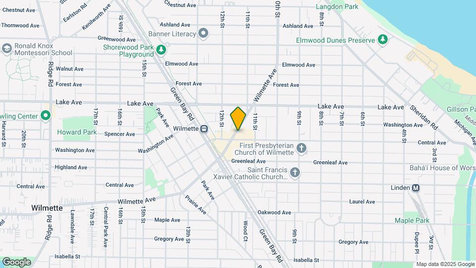 1153 Wilmette Ave Map and Location Details