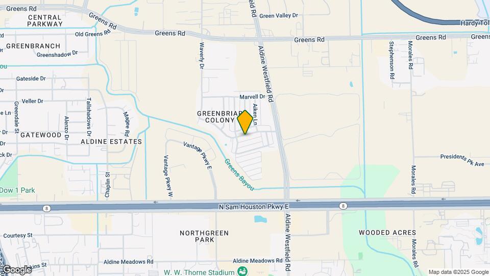 2112 Greenbriar Colony Dr Map and Location Details