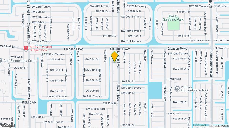 3313 SW 8th Pl Mapa y Detalles de la Ubicación