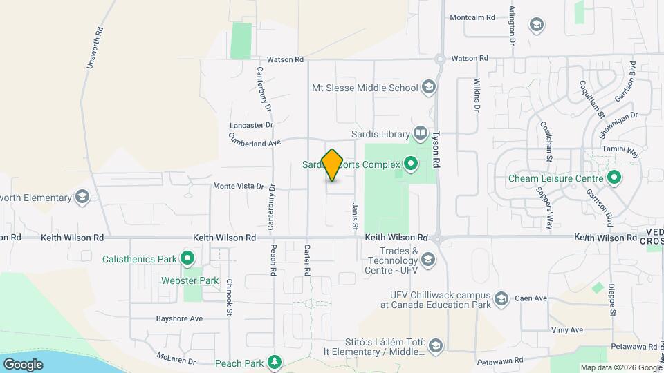 44841 Carolyn Ave Map and Location Details