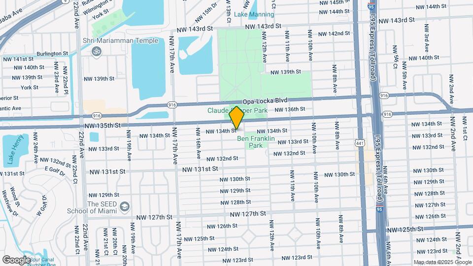 1320 NW 134th St Map and Location Details