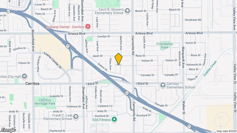 17913 Martha Pl Map and Location Details