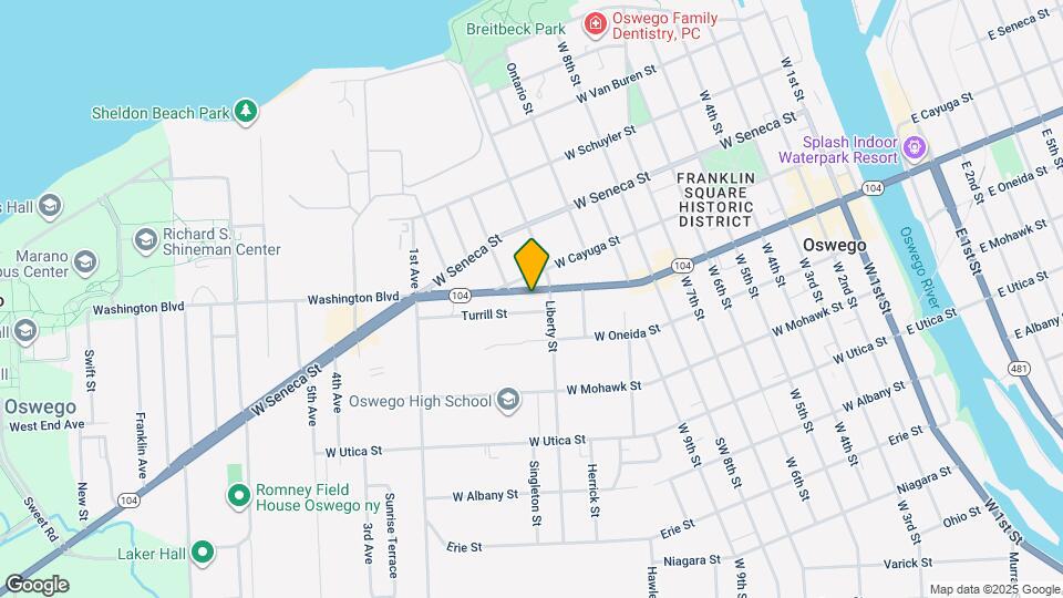 158 W Bridge St Map and Location Details