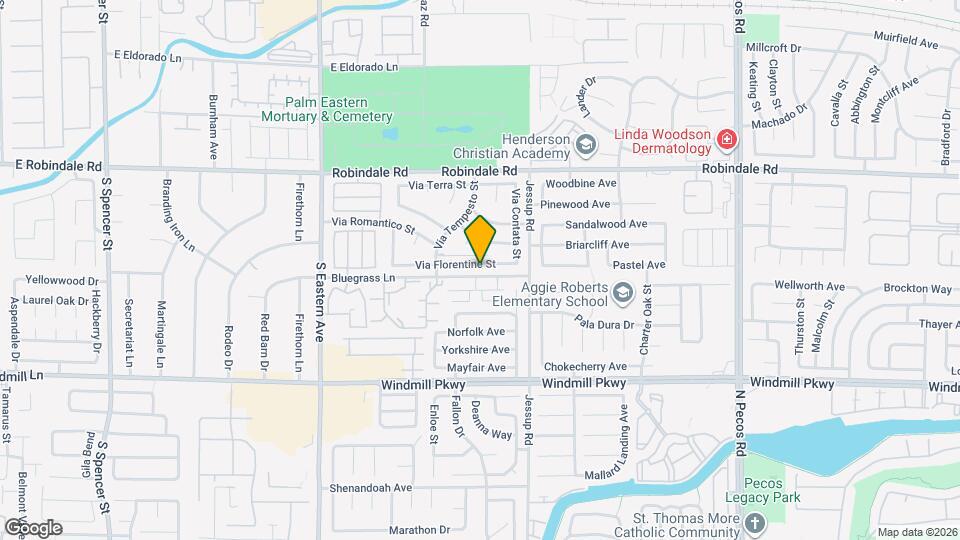 2817 Via Florentine St Map and Location Details